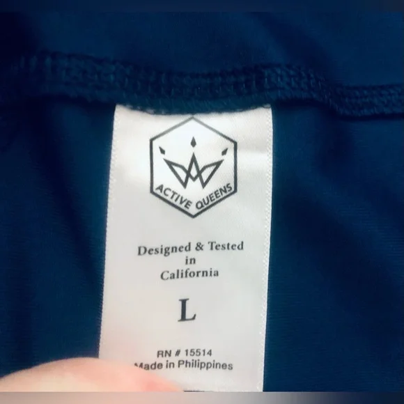 NWOT Athletic-wear “Active Queens” Navy Running Jacket - Picture 13 of 14